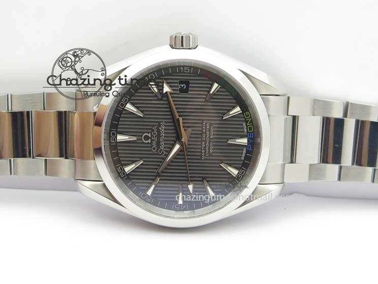 0303 Versatile Aqua Terra ‘PyeongChang 2018’ JHF Best Edition Black Dial On SS Bracelet A 8204